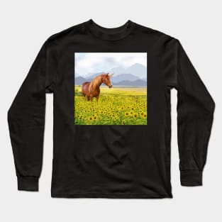 Unicorn Field 2 Long Sleeve T-Shirt